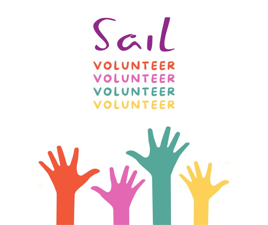 Cream Minimalist International Volunteer Day With Colorful Hands Illustration Facebook Post (1)